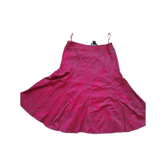 Dresses & Skirts - NWOT Angie Wine Berry Cotton Boho Cottagecore Prairie Festival Whimsigotht M